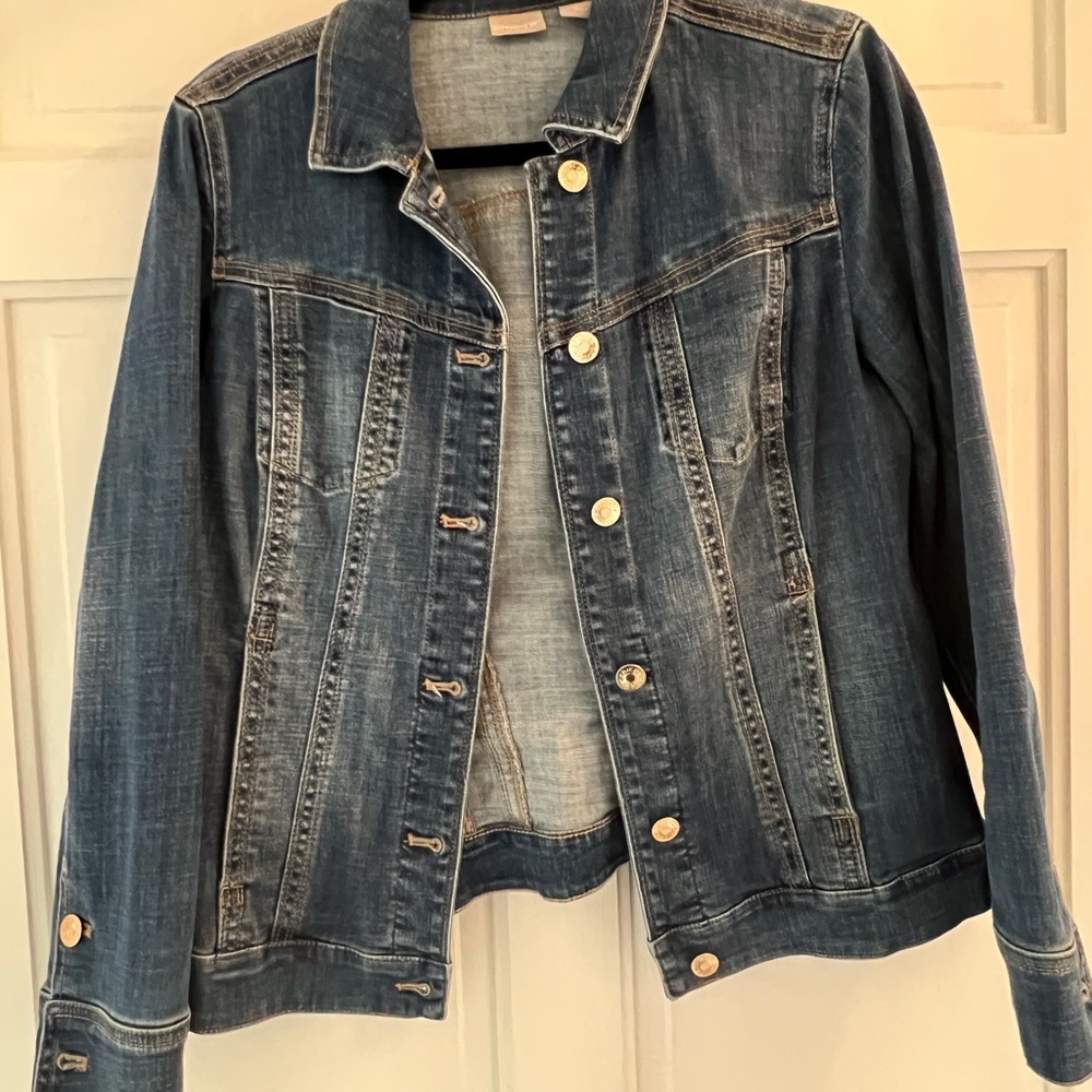 So Cool Blue Denim Jacket Medium - Picture 2 of 4
